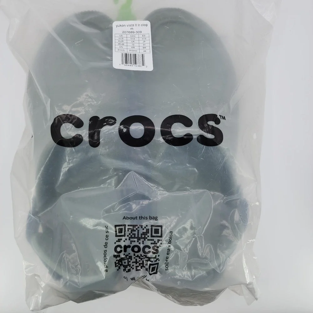 Crocs Yukon Vista II Clogs Mens‎ 13 LiteRide Adjustable Strap Army Green NEW